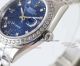 Rolex Oyster Perpetual Datejust Blue Diamond Dial Diamond Bezel Replica Watch (5)_th.jpg